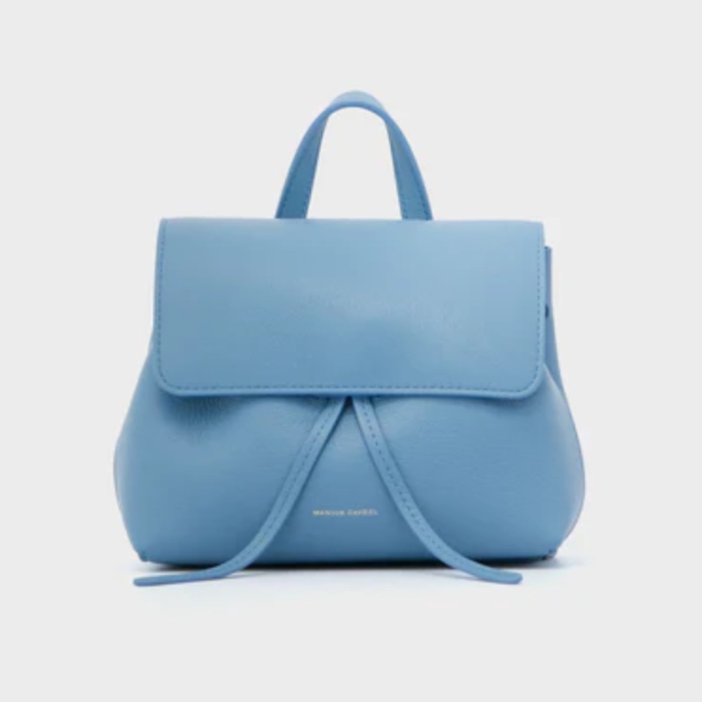 Mansur Gavriel blue lady bag mini